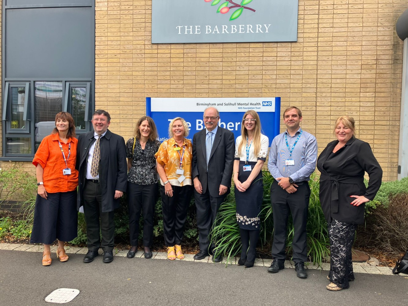 NHS England visits three specialist services at our Barberry Centre