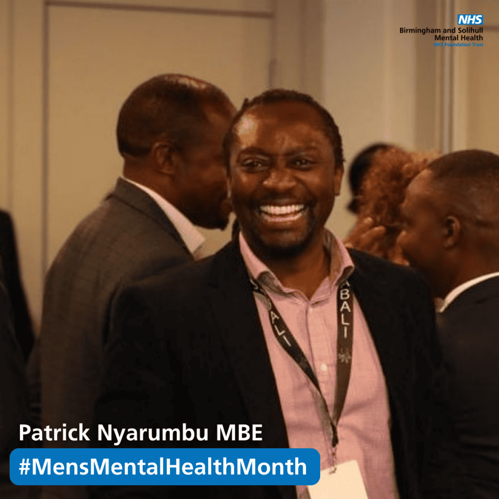 Patrick Nyarumbu smiling