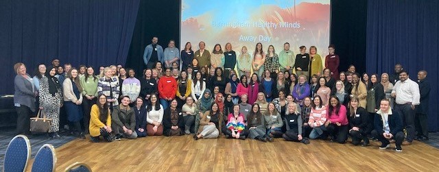 a group picture of the Birmingham healthy minds team