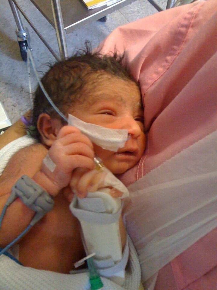 Sobhia's newborn 