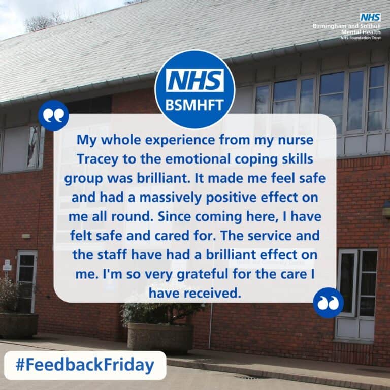 Welcome - Birmingham and Solihull Mental Health NHS Foundation Trust