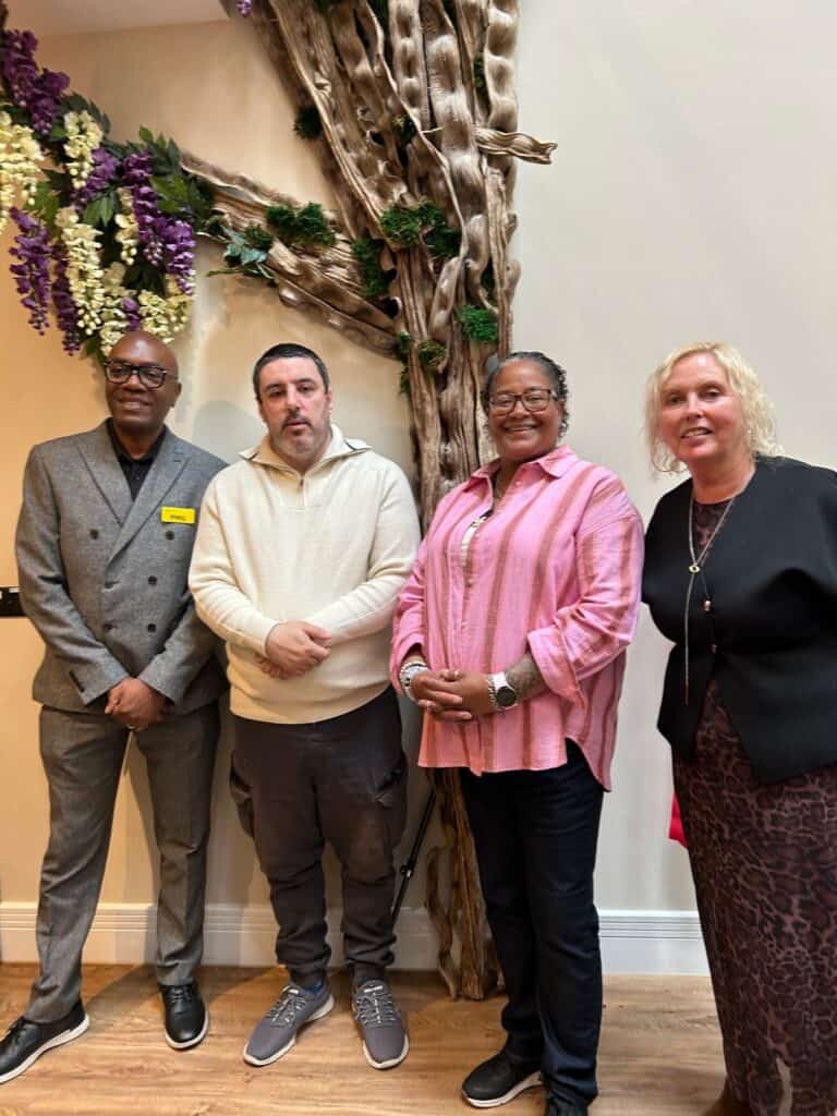 Pictured left to right Philip Gayle, Trust Chair, guests Darren and Claire and Roísìn Fallon-Williams
Chief Executive