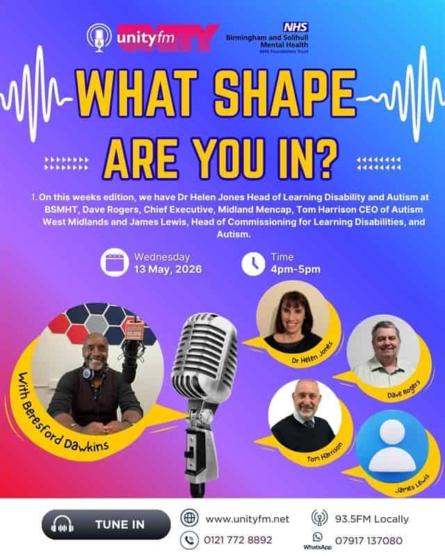 Learning Disabilities and Autism colleagues featured on Unity FM